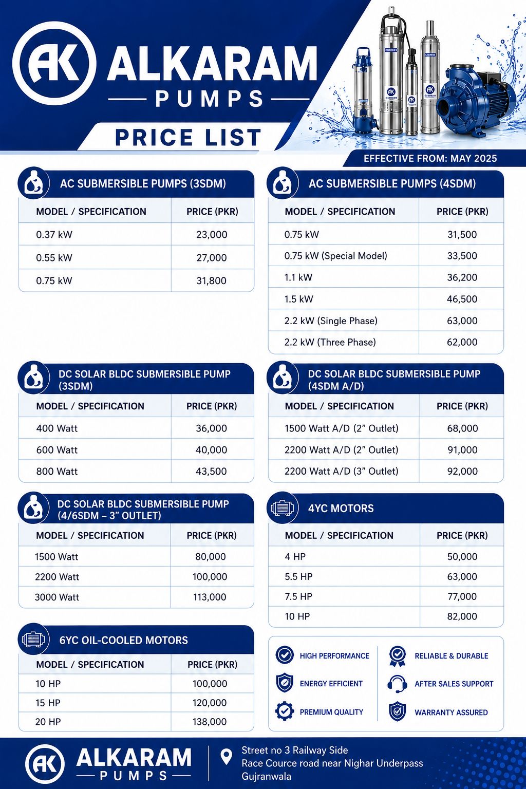 Alkaram Industries product catalogue